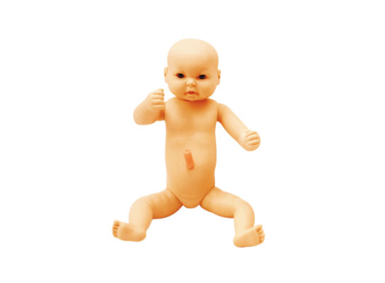 高級出生嬰兒附臍帶模型(男嬰\女嬰任選柔軟型，重量3200克)